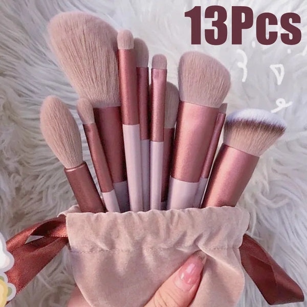 13 PCS Makeup Brushes Set – Eye Shadow & Foundation Women’s Cosmetic Brushes