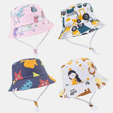 Cotton UV Protection Bucket Sun Cap