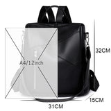 Fashion Soft Leather Backpack Shoulder Bag