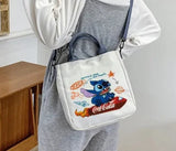 Anime Disney Stitch Canvas Bag - Pencil Bag - Crossbody Bag