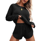 Long Sleeve Top And Shorts Sleepwear