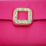 Rhinestone Square Buckle Dinner Bag