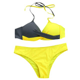 Split Color Bikini - Swimwear Women