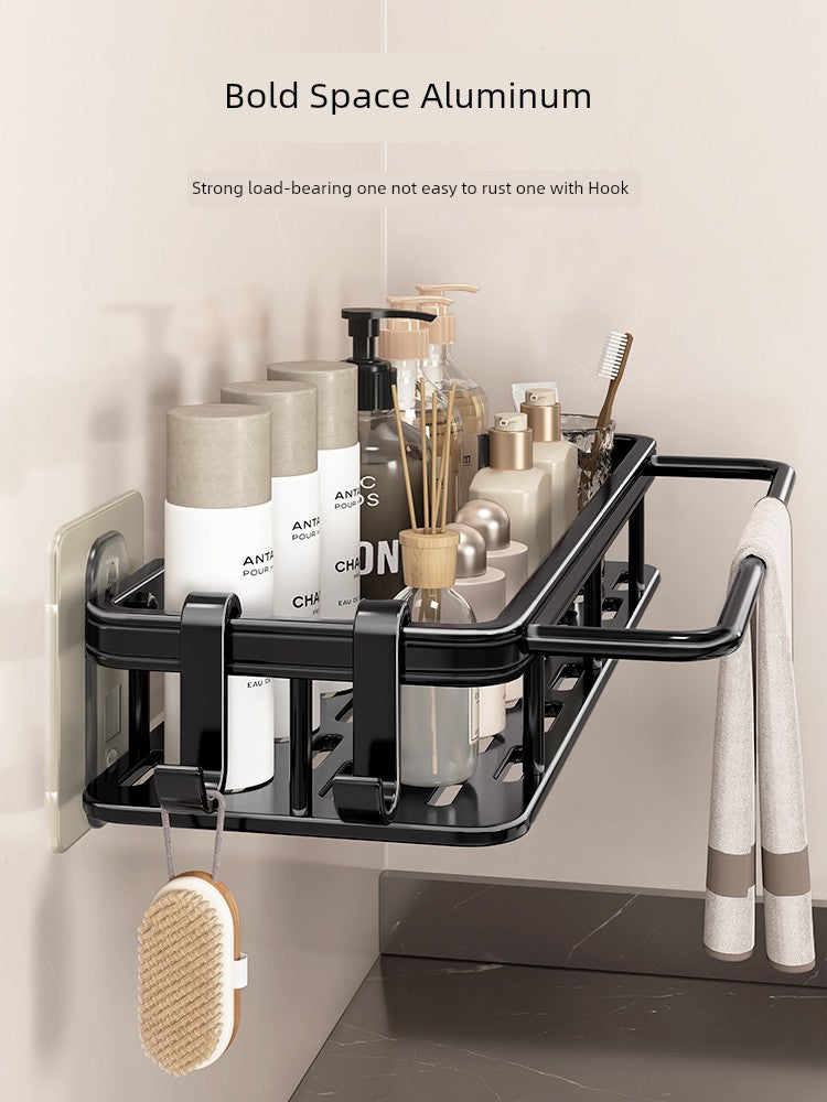 Punch-Free Toilet Sink Wall-Mounted Storage Rack