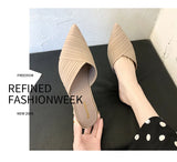 Mule High Heel Slippers - Pointed Toe Slides