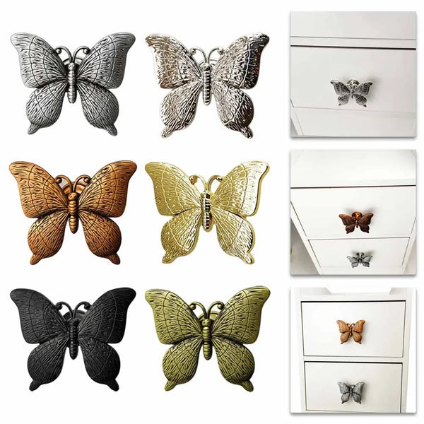 Butterfly Shape Furniture Cabinets Knobs