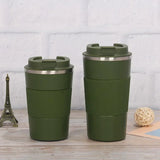 510ml Stainless Steel Coffee Cup Thermal Mug - Non-slip Travel Insulated Bottle