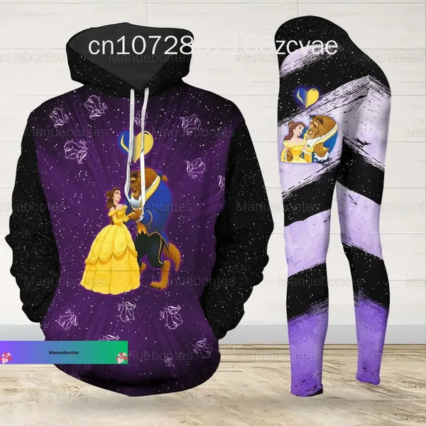 Beauty and The Beast Legging + Hoodie Set