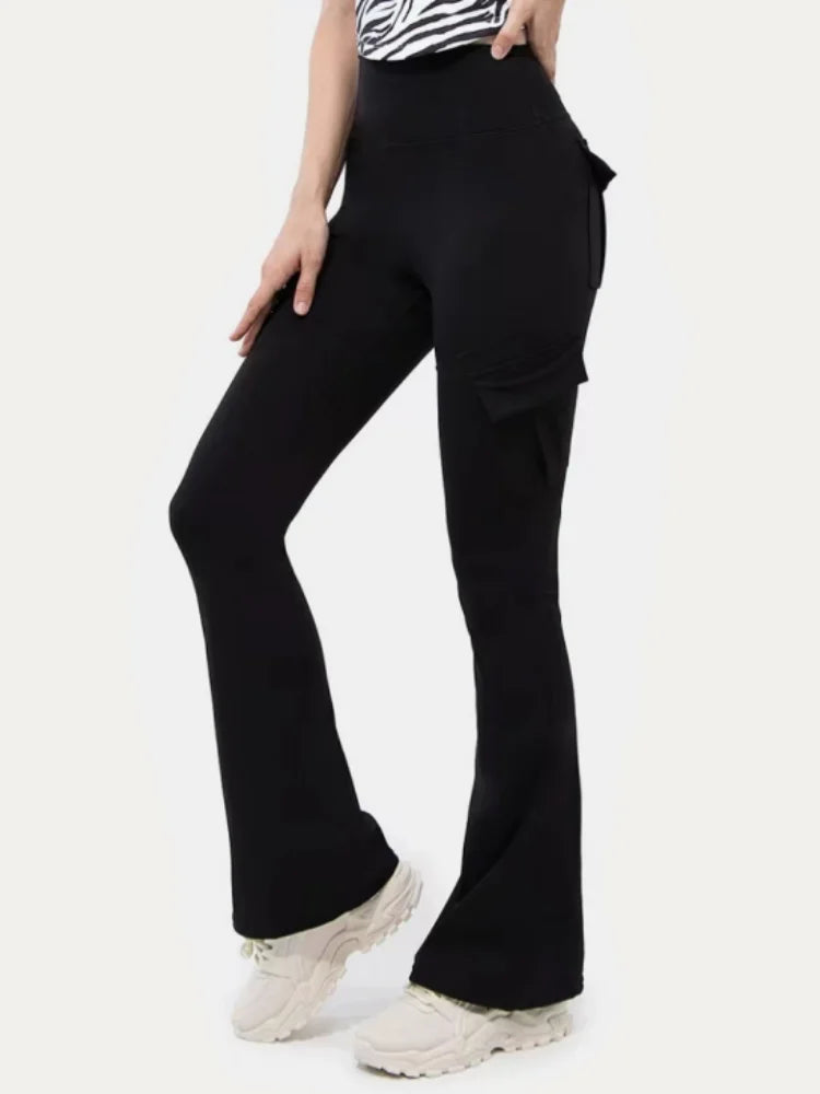 High-Waisted Workout Flare Leggings