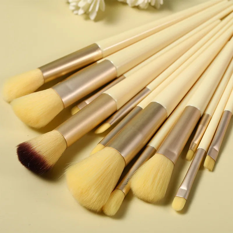 13 PCS Makeup Brushes Set – Eye Shadow & Foundation Women’s Cosmetic Brushes