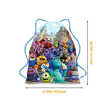 Monster University Theme Drawstring Backpack