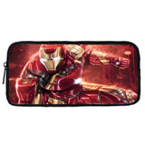 3-PCS Set Cartoon Anime Iron Man Kids School Backpack