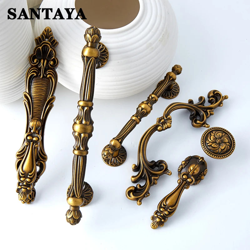 Coffee Vintage Copper Handle Traditional Furniture Hardware