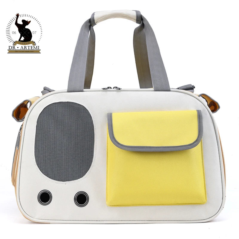 Breathable Pet Carrier Bag - Travel Bag for Dogs & Cats