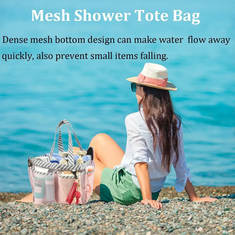 Mesh Shower Caddy Tote