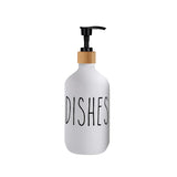 Farmhouse Dish Soap and Hand Soap Bottle with Bamboo Pump