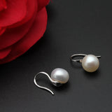 Black Pearl Earrings - 925 Sterling Silver Jewelry