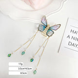 Butterfly Pearl Tassel Hairpin