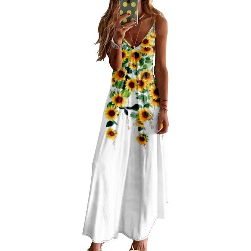 Sunflower Maxi Dress