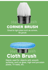 Household Cordless Spin Scrubber - Multipurpose Electric Cleaning Brush