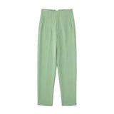 Women's High Waisted Casual Dress Trousers