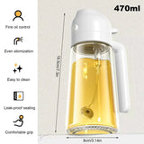 2-in-1 Kitchen Oil Spray Bottle (470ml)