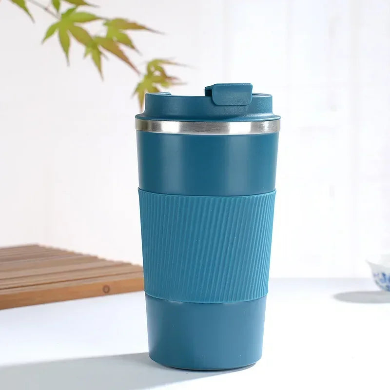 510ml Stainless Steel Coffee Cup Thermal Mug - Non-slip Travel Insulated Bottle