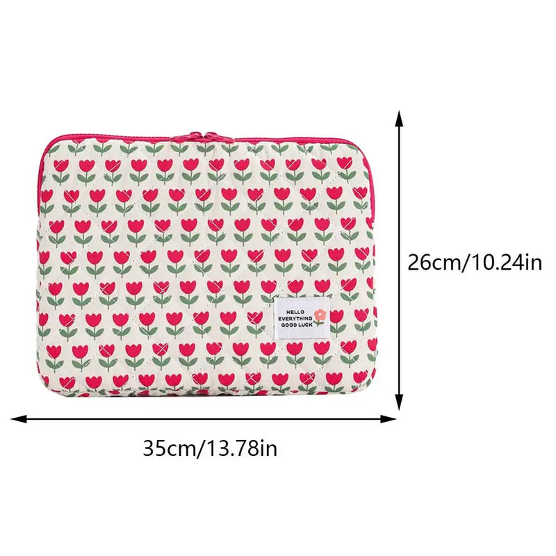 Cute Flower Laptop Sleeve - 14 inch Notebook