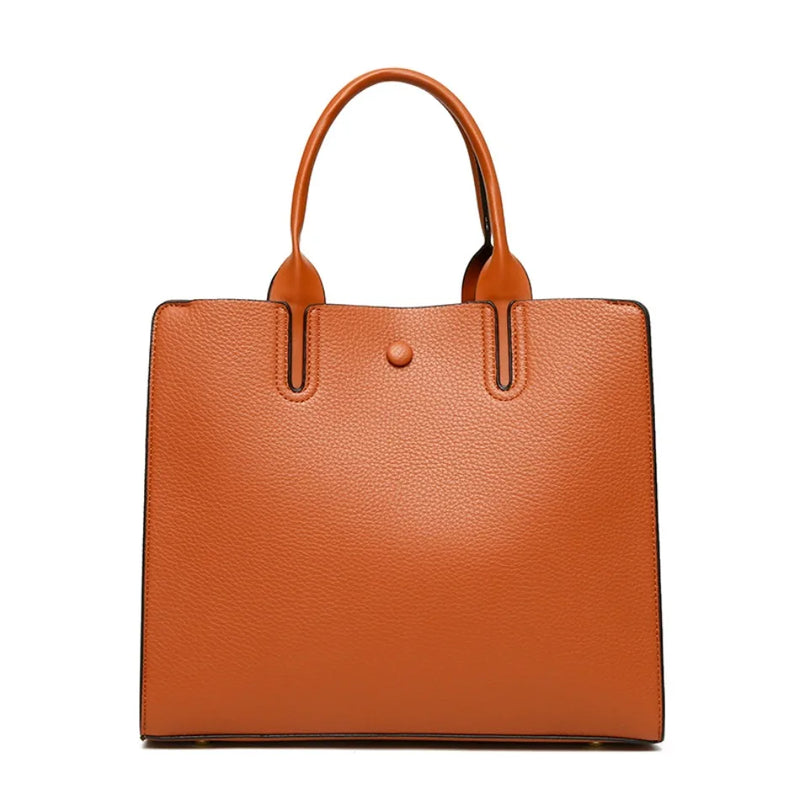 High Quality Soft Leather Tote Handbag