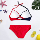 Split Color Bikini - Swimwear Women