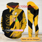 Disney Pluto and Goofy Hoodie and Leggings Set