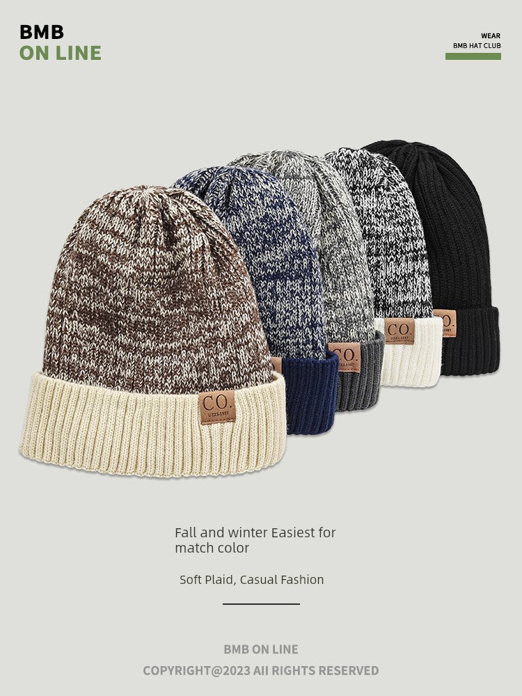 Unisex Flece Lined Wool Knitted Hat