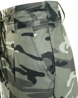 Camouflage Print Drawstring Pocket Design Cargo Pants