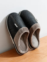 Anti-Slip Comfy Indoor Winter Warm Soft Cotton Plush Shoes