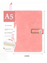 A5 Leaf Notebook 240 Pages: Diary,  Agenda Book,  Journal Notebook