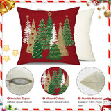 18x18  Christmas Tree Decorative Throw Pillows