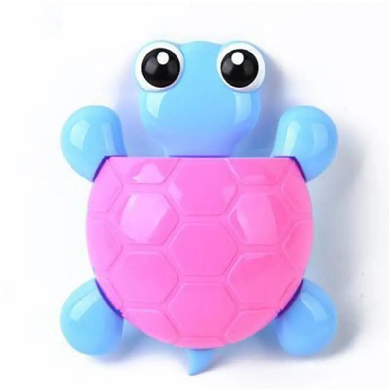 Cute Cartoon Tortoise Shaped Toothpaste Holder - Strong Suction Cup