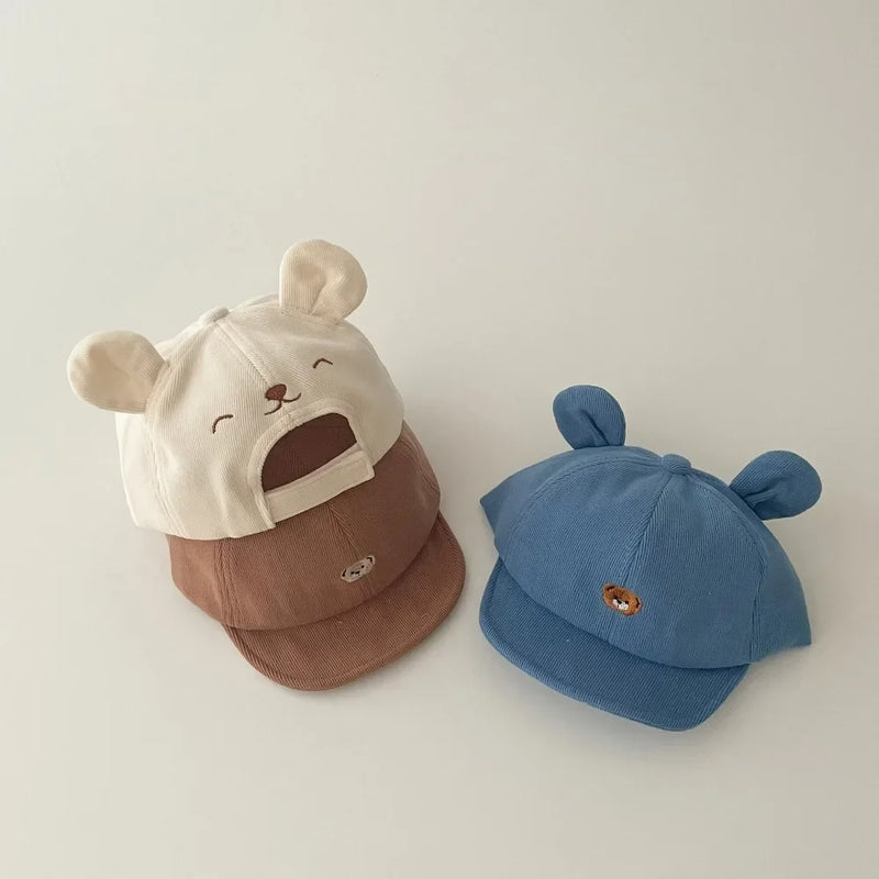 Cute Ear Cartoon Bear Kids Cap