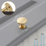 Gold Cabinet Pulls - Solid Zinc Alloy