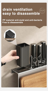 Multi-function Kitchen Holder Wall-mounted Organizer