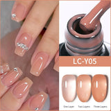 3 IN 1 Platinum Rose Gold Magnetic Gel Nail Polish - Moonlight Magnetic Gel Varnish with Glitter