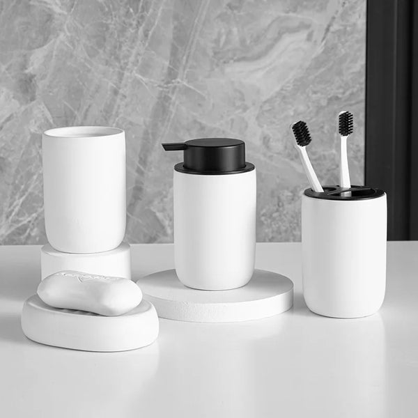 Nordic Ceramic Bathroom Liquid Soap Dispenser