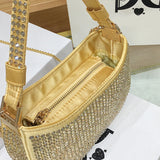 Evening Clutch - Elegant Rhinestone Handbag