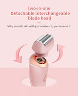 2 In 1 Electric Shaver for Women – Rechargeable, Waterproof Painless Hair Removal Trimmer