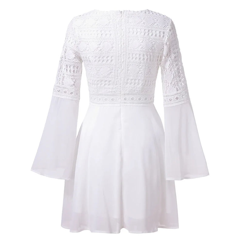 Lace Eleagnt Casual Boho Dress