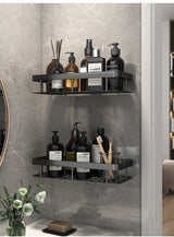 Wall Hanging Corner Rectangular Rack Bathroom Shelf