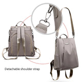 Multifunctional Travel Backpack with Detachable Shoulder Strap