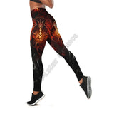 Gothic Dragon 3D Printed Tank Top+Legging Yoga Set