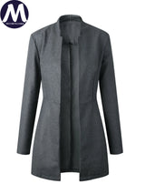 Women's Wool Blend Mid-Length Coat