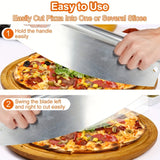 Stainless Steel Pizza Knife with Protective Cover